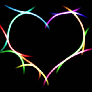 Neon Valentine wallpaper