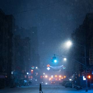 Winter retrowave wallpaper