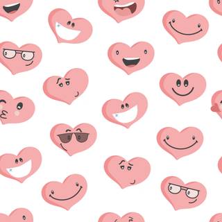Smiley Valentines Day wallpaper