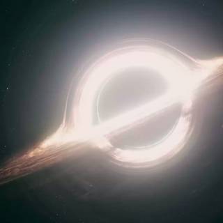 Interstellar black hole wallpaper