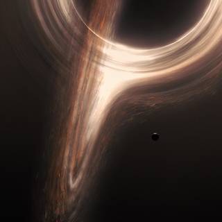 Interstellar black hole wallpaper