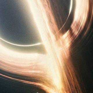 Interstellar black hole wallpaper