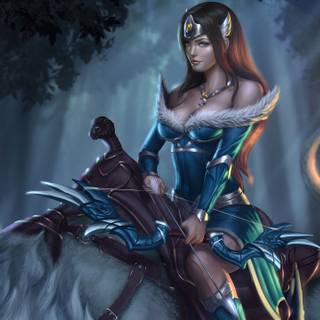 Mirana Dota 2 wallpaper