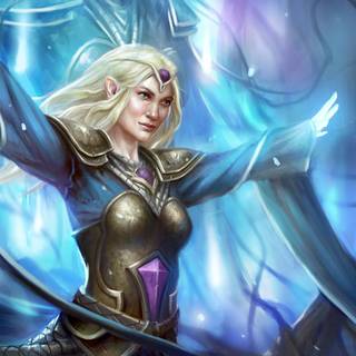 Fantasy art Galadriel wallpaper