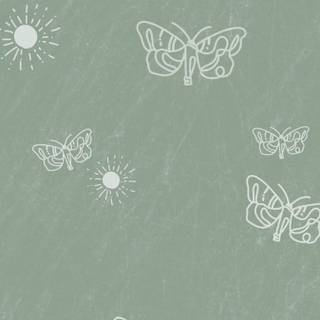 Neutral aesthetic light green wallpaper