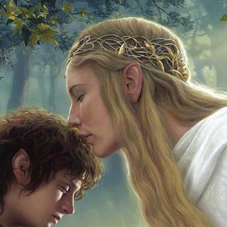 Fantasy art Galadriel wallpaper