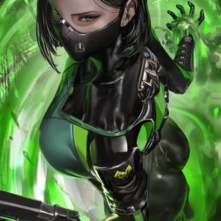 Valorant drawing wallpaper