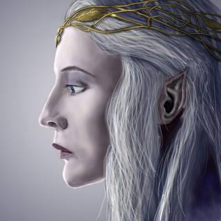 Fantasy art Galadriel wallpaper