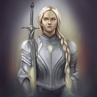 Fantasy art Galadriel wallpaper