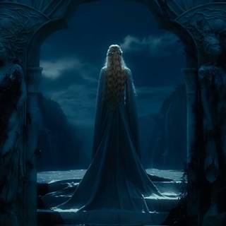 Fantasy art Galadriel wallpaper