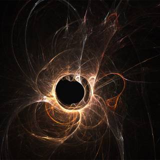 Black hole sun wallpaper