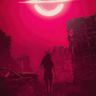 Black hole sun wallpaper