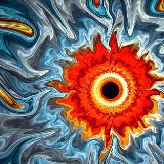 Black hole sun wallpaper