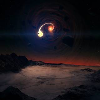 Black hole sun wallpaper
