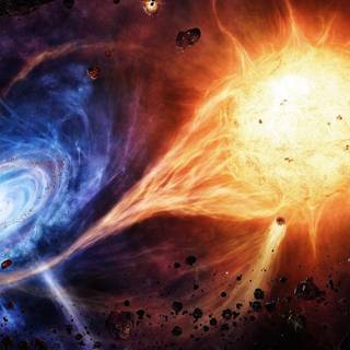 Black hole sun wallpaper