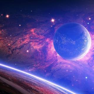 Space full HD wallpaper
