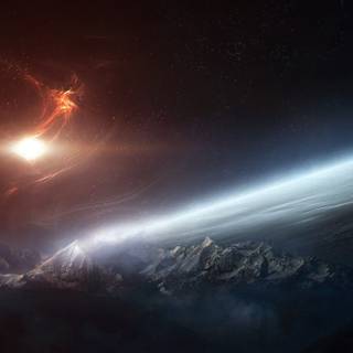 Space full HD wallpaper