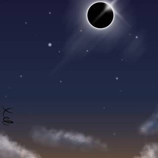 Black hole sun wallpaper