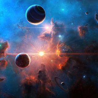 Space full HD wallpaper