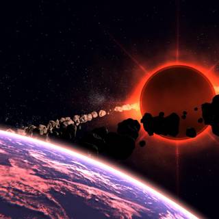 Black hole sun wallpaper