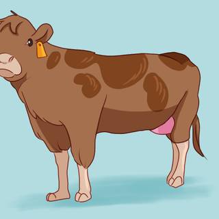 Chocolate cow wallpaper