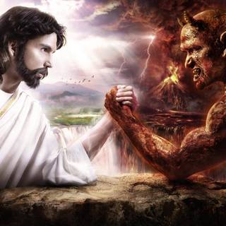 Angeles and Jesus wallpaper