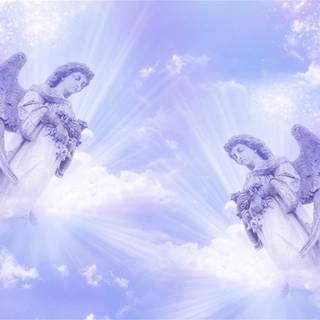 Angeles and Jesus wallpaper