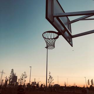 Basketball sunset wallpaper