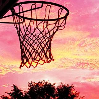Basketball sunset wallpaper