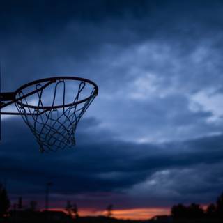 Basketball sunset wallpaper
