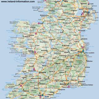 Ireland map wallpaper