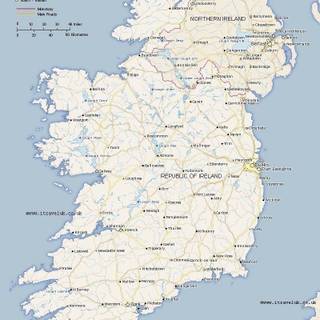 Ireland map wallpaper