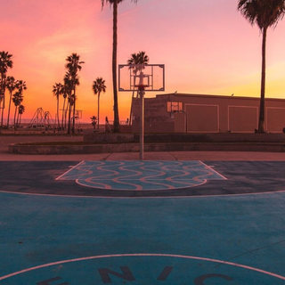Basketball sunset wallpaper