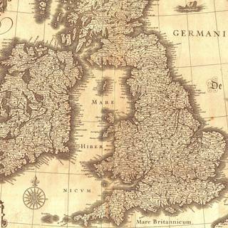 Ireland map wallpaper