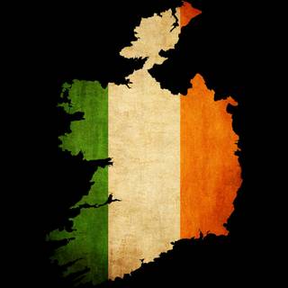Ireland map wallpaper