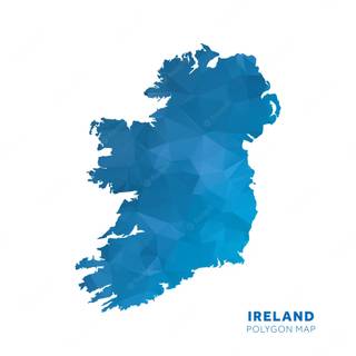 Ireland map wallpaper