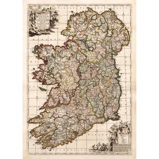 Ireland map wallpaper