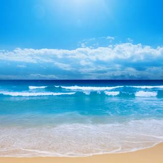 Spring ocean wallpaper