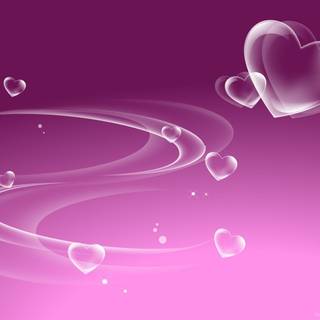 Purple Valentines Day desktop wallpaper