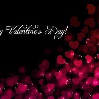 Purple Valentines Day desktop wallpaper