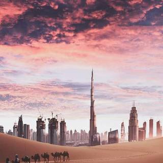 Dubai iPhone wallpaper