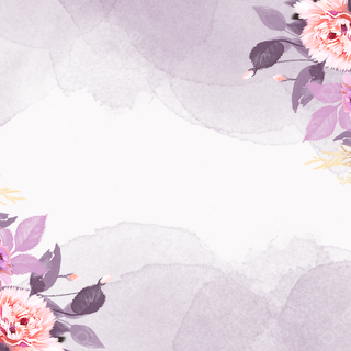 Floral watercolor wallpaper