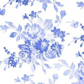 Floral watercolor wallpaper