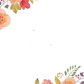 Floral watercolor wallpaper