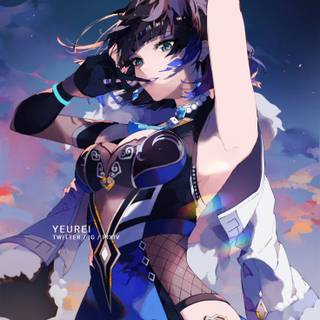 Yelan phone wallpaper