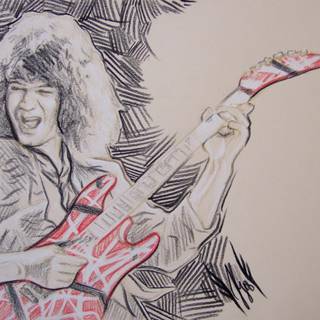 Eddie Van Halen desktop wallpaper