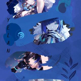 Yelan phone wallpaper