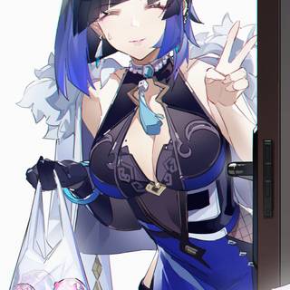 Yelan phone wallpaper