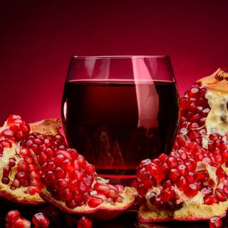 Pomegranate fruit desktop wallpaper