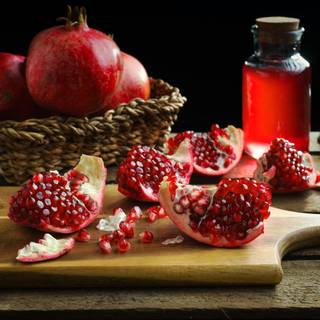 Pomegranate fruit desktop wallpaper